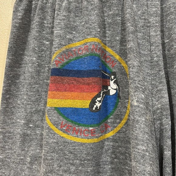 Aviator Nation Heather Gray Logo Sweatpants Size Small - Picture 9 of 13
